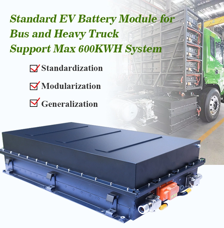 Προσαρμοσμένη Cts μπαταρία 150kwh 200kwh, ηλεκτρική ιονική μπαταρία 600V 650V, ιονική μπαταρία της EV λίθιου φορτηγών λίθιου για το ηλεκτρικό λεωφορείο